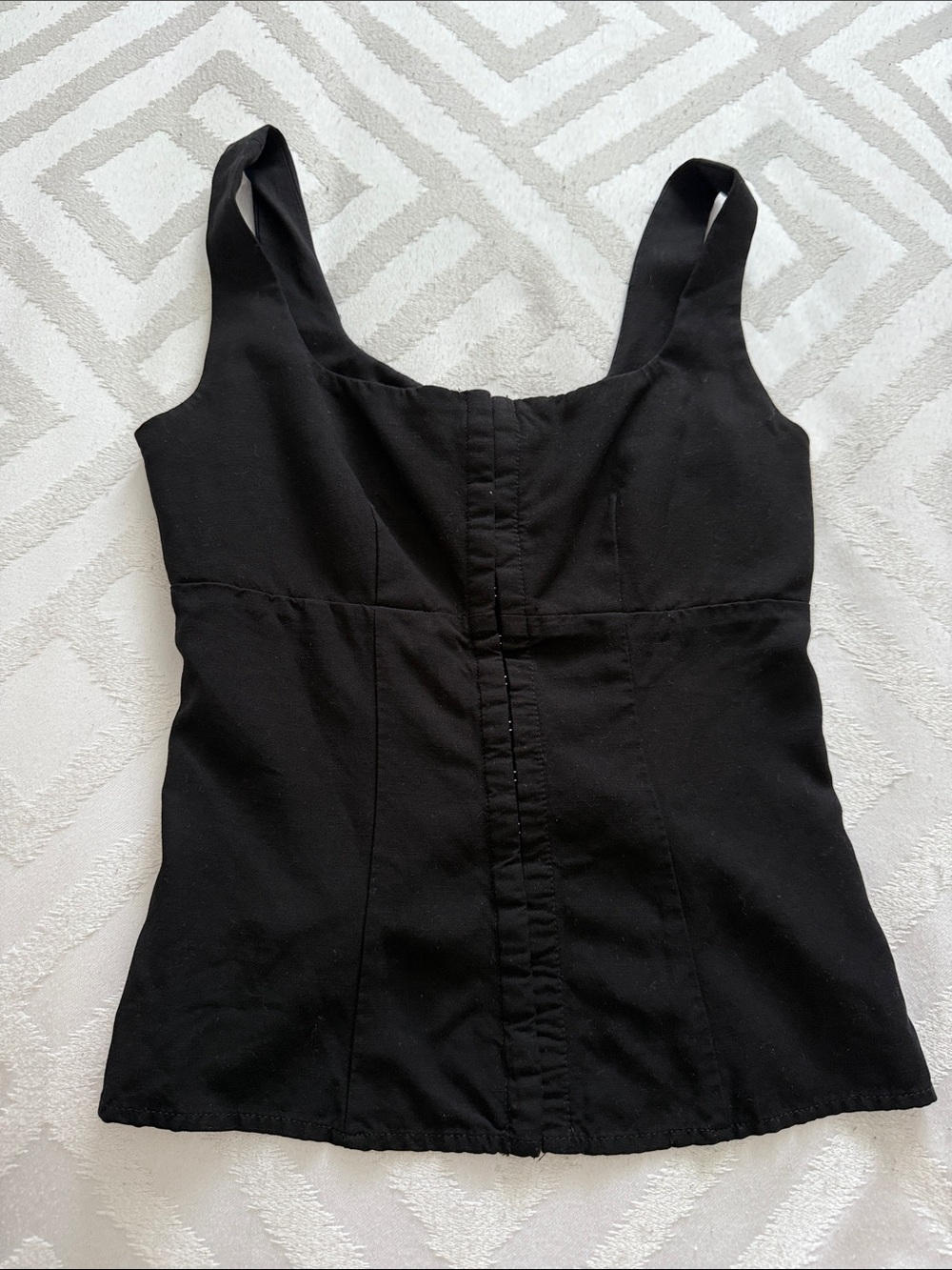 Dynamite Linen Corset Top